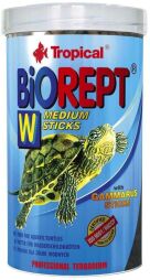 Сухий корм для водоплавних черепах Tropical в паличках «Biorept W» 500 мл