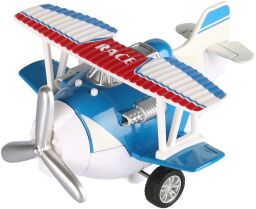 Літак металевий інерційний Same Toy Aircraft синій (SY8013AUt-2) від виробника Same Toy