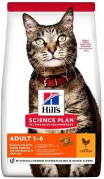 Сухий корм Hill's Science Plan Adult для дорослих котів з куркою 0.3 кг (BR604055) від виробника Hill's