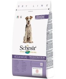 Корм Schesir Dog Medium Mature сухий з куркою для літніх собак середніх порід 3 кг