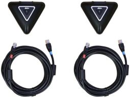 Дополнительная микрофонная пара с 20 м кабелем для системы видеоконференцсвязи AVer VB342 Pro/VB350 (60U3300000AE) от производителя AVer