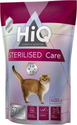Корм HiQ Sterilised care сухий для дорослих стерилізованих котів 400 гр від виробника HIQ