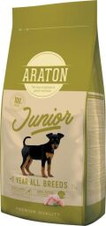 Поживний сухий корм для цуценят всіх порід ARATON JUNIOR All Breeds 15кг (ART45637) від виробника ARATON