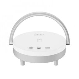 Wireless Charger 15W — Earldom ET-WC28 LED Bluetooth Speaker White