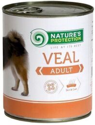 Влажный корм для взрослых всех пород с телятиной nature's Protection Adult Veal 400г (KIK24629) от производителя Natures Protection
