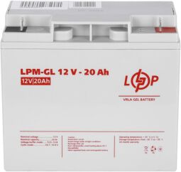 Аккумуляторная батарея LogicPower 12V 20AH (LPM-GL 12 – 20 AH) GEL (LP5214) от производителя LogicPower