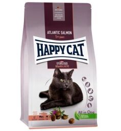 Сухой корм для взрослых стерилизованных кошек Happy Cat Sterilised Atlantik Lachs со вкусом атлантического лосося – 1.3 кг от производителя Happy Cat
