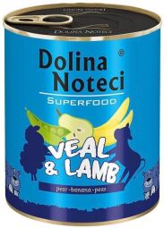 Dolina Noteci Superfood консерва для собак 400 г (телятина та баранина)