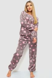 Пижама женская AGER, плюшевая, цвет серо-розовый, 102R5241 от производителя Ager