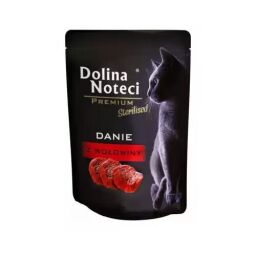 Dolina Noteci Premium Sterilised Danie паучі для стерилізованих кішок 85 г х 10 шт (яловичина)