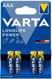 Батарейка VARTA LONGLIFE Power лужна AAA блістер, 4 шт.