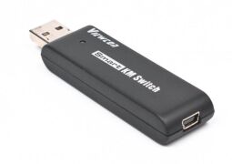 Адаптер-перемикач Viewcon VE679 Smart KM Switch, USB - mini USB (M/F), Black, 1.5 м від виробника Viewcon