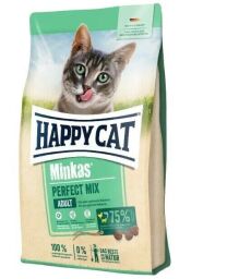 Сухой корм для взрослых кошек Happy Cat Minkas Perfect Mix, с птицей, ягненком и рыбой - 500(г) от производителя Happy Cat