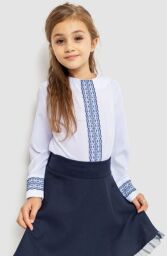 Блузка ошатна для дівчаток AGER, колір біло-синій, 172R204-1
