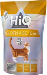 Корм HiQ Golden Age care сухой для кошек старше 10 лет 400 гр от производителя HIQ