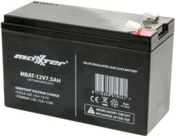 Акумуляторна батарея Maxxter 12V 7.5AH (MBAT-12V7.5AH) AGM