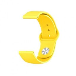 Ремінець Silicone 22mm Samsung Watch Gear S3/Samsung Watch 46mm/Xiaomi Amazfit Yellow