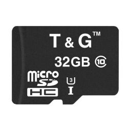 Карта памяти MicroSDHC 32GB UHS-I U3 Class 10 T&G (TG-32GBSD10U3-00) от производителя T&G
