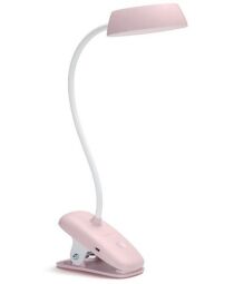 Лампа настільна Philips LED Reading Desk lamp Donutclip 3W, 4000K, 1200mAh (Lithium battery), рожевий