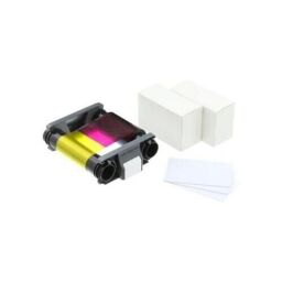 Картридж для принтера Badgy100/200 (кольорова стрічка на 100 відбитків + 100 карток 0.76 мм)
