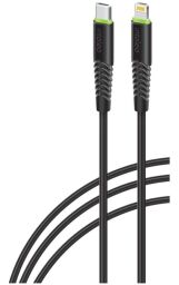 Кабель Intaleo CBFLEXTL1 USB Type-C - Lightning (M/M), 1.2 м, Black (1283126542459) від виробника Intaleo