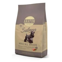 Питательный сухой корм с лососем для взрослых собак ARATON SALMON Adult All Breeds 3кг (ART45965) от производителя ARATON