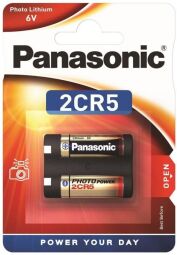 Батарейка Panasonic літієва 2CR5 блістер, 1 шт.