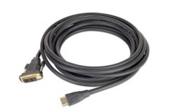 Кабель Cablexpert (CC-HDMI-DVI-15) HDMI-DVI 4.5м чорний Polibag від виробника Cablexpert