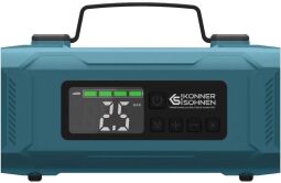 Пусковий пристрій з компресором портативний Konner&Sohnen KS JSP-2000 з компресором, 15В, 14800мАг, USB, 2000А, 22л/хв, 1.6кг
