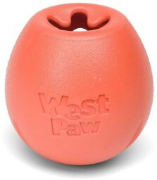 Іграшка для собак West Paw Rumbl помаранчева, 10 см