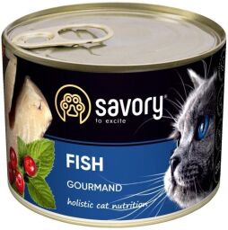Вологий корм для котів Savory 200 г (риба)