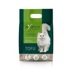 Наповнювач туалету для кішок Essence натуральний розмір гранул 1,5 мм, 6 л (тофу) від виробника Essence