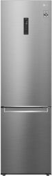 Холодильник LG з нижн. мороз., 203x60х68, холод.відд.-277л, мороз.відд.-107л, 2дв., А++, NF, інв., диспл зовн., зона св-ті, Metal Fresh, сріблястий (GW-B509SMUM) від виробника LG