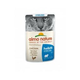 Almo Nature (Альмо Натюр) Вологий корм із куркою для стерилізованих котів (кусочки в желе) (70 г.) (DT5291) від виробника Almo Nature