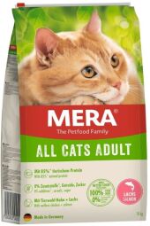 Корм Mera Cats All Adult Salmon сухой с лососем для взрослых кошек 10 кг (4025877385452) от производителя MeRa