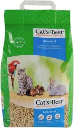 Дерев'яний наповнювач Cat's Best Universal гранульований без запаху 5.5 кг (4002973000465) від виробника Cat'S Best