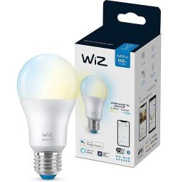 Лампа розумна WiZ, E27, 8W, 60W, 806Lm, A60, 2700-6500K, Wi-Fi (929002383502) від виробника WiZ