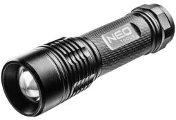 Ліхтар ручний на батарейках Neo Tools, AAAх3, 200лм, 3Вт, алюмінієвий, зум, IPX7 (99-101) від виробника Neo Tools