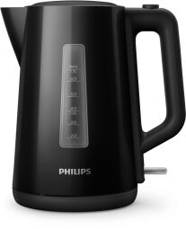 Електрочайник Philips Series 3000, 1.7л, пластик, чорний