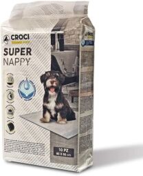 Одноразові пелюшки для собак 90*60 см Croci Super nappy 10 шт/уп (C6OI0012) від виробника Croci