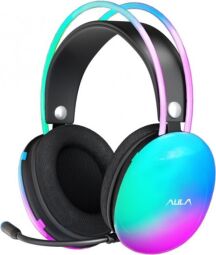 Гарнитура Aula S505 RGB Transparent Gaming Headset Black (6948391235479) от производителя Aula