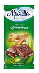 Шоколад ALPINELLA 90g арахіс(arachid)