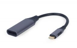 Адаптер Cablexpert DisplayPort - USB Type-C (F/M), 0.15 м, Black (A-USB3C-DPF-01) от производителя Cablexpert