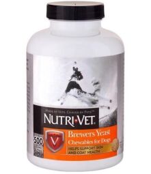 Nutri-Vet Brewers Yeast Нутри-Вет вітамінний комплекс для вовни собак, жувальні таблетки 300 таб. (02510) від виробника Nutri-Vet