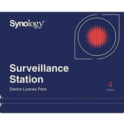 Экземпляр программного обеспечения Synology Camera License Pack 4 камеры (на бумажном носителе) DEVICE_LICENSE_(X4) от производителя Synology