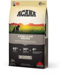 Корм Acana Light & Fit Recipe сухой для собак с малоактивным образом жизни 11.4 кг (0064992512118) от производителя Acana