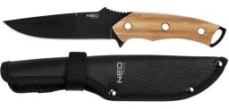 Нож тактический Neo Tools Full Tang, 250мм, лезвие 145мм, бамбуковая ручка, титановое покрытие лезвия, нейлоновый чехол (63-110) от производителя Neo Tools