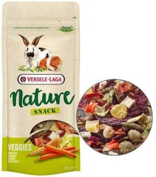 Versele-Laga Nature Snack Veggies 0.085 кг СНЕК ОВОЩИ дополнительный корм лакомство для кроликов и грызунов (614334) от производителя Versele-Laga