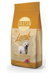 Поживний сухий корм для дорослих собак з ягнятиною ARATON LAMB Adult All Breeds 15кг (ART45635) від виробника ARATON