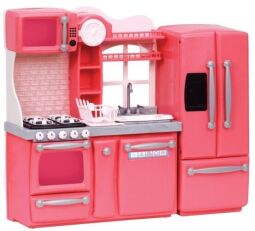 Набір меблів Our Generation Кухня для гурманів, 94 аксесуара рожева (BD37365Z) від виробника Our Generation